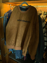 ASCLO R Suede Sweat Shirt (3color)