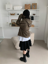 カモフラージュ2WAYスウェットフーディー (2C)