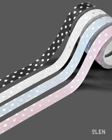 Silver Foil Dotted Writable Paper Tape