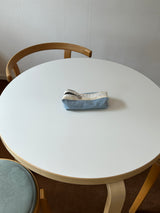 Clam ラウンドペンケース _ コーデュロイワームブルー