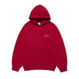 24FW スノーベア フーディー ダークレッド