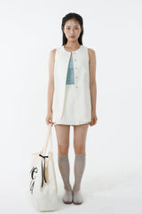 LEAN & LONG VEST_IVORY