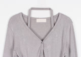 FRENCH LAYERED CARDIGAN