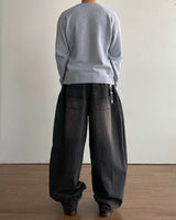 Ridge Curved Denim Pants