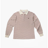 ストライプカラーTシャツ  (Ivory)