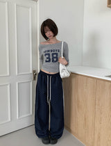 ターンズ38ワンオフナンバーレタリングロングスリーブTシャツ