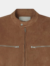 Owen knitwear suede jacket