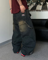 TC Patch Work Banding Denim Pants (3C)