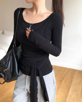[ORIGINAL] Ockham Layered Wrap Sleeveless T-Shirt