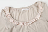 Jam shirring top - beige