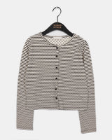 HUD Stripe Dot Cardigan