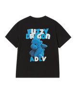 25FW WOMAN ファジーフォントドラゴン半袖Tシャツ