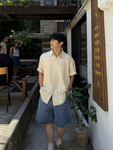 ジェイストライプ半袖Tシャツ