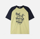 リミンボクシーフィットカラーラグラン半袖Tシャツ