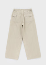 [MADE] Leaf Linen-Like Back-Pocket Cotton Pants