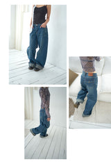 プリンス ベーシック ワイド デニムパンツ