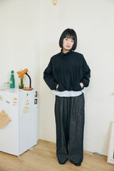 Layered frill T-shirt  / Peach