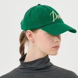 UNISEX Dear フェルトワッペンボールキャップ  [GREEN]