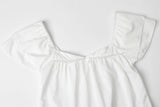 Sorbet top - white