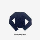 Ronpio Line Button Fleece T-Shirt