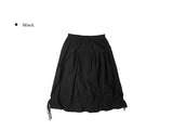 Iseo Strap Flare Banding Long Skirt