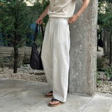 LMN Essential Vizocool Linen Wide Pants (5 colors)