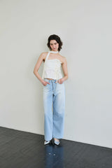 ELFIN SCARF TOP / BEIGE