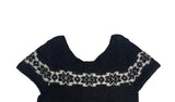 Ulba Snowflake Nordic Short Sleeve Knit