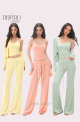 Roena pad sleeveless flare training set-up (pants regular)