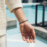 Oxidized Twist Chain Bracelet