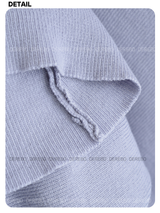 half-turtleneck slim line knitwear T-shirt