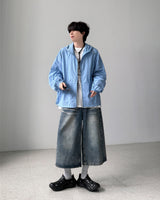 Lopian Cat Bermuda Denim