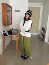 Mohave Frill Knit Cardigan (2 Colors)