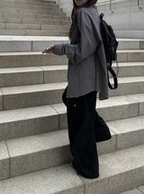 Latter Cargo String Wide Pants