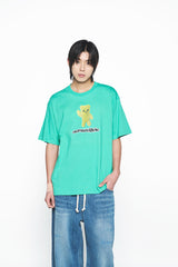 25SS デストロイデニムバドパンツ ブルー