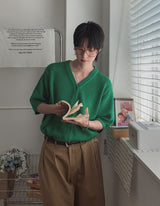 Kinto Summer Openwork Half Cardigan