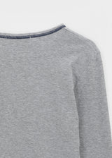 [MADE] Loate Henley Neck Stitch Long Sleeve Tee