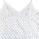 メモリードットフリルナシワンピース (White)
