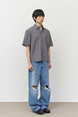Sion Checked Half Shirt