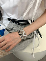 Thailand mood metal beads bangle 