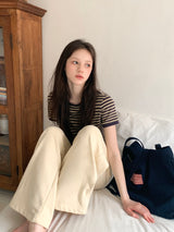 [BELLIDE MADE / RENEWAL VER] Spring version embroidered two-way jogger training pants