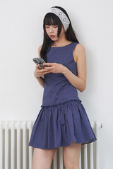 Darlene Mini Dress Navy