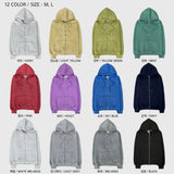 LMN Ander Double-Sleeve Two-Way Hooded Zip-Up (12 colors)