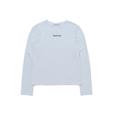 Basic Logo Long Sleeves_Icing Blue