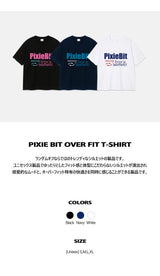ピクシービットオーバーフィットTシャツ (3color)