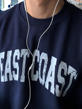 Look Hamir East Coast Lettering Heavy Cotton Oversized Sweatshirt