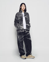 26SS TIE DYE STAND COLLAR ZIP UP