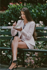 Carrie tweed jacket - pink