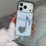 [MADE] [+MagSafe] [MADE] メロディスマホケース ブルー (シルバーミラーバンパー)