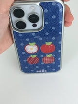 red apples case (silver) 